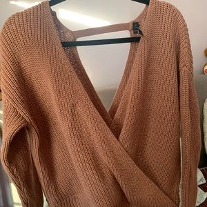Cross sweater